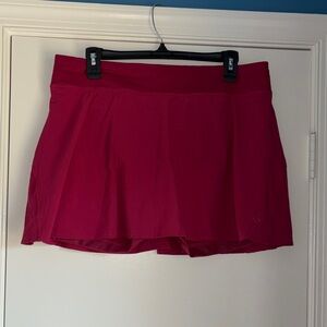 Lululemon Athletic Skort in Deep Raspberry